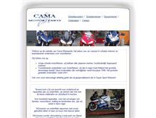 Tablet Screenshot of cama-motorparts.nl
